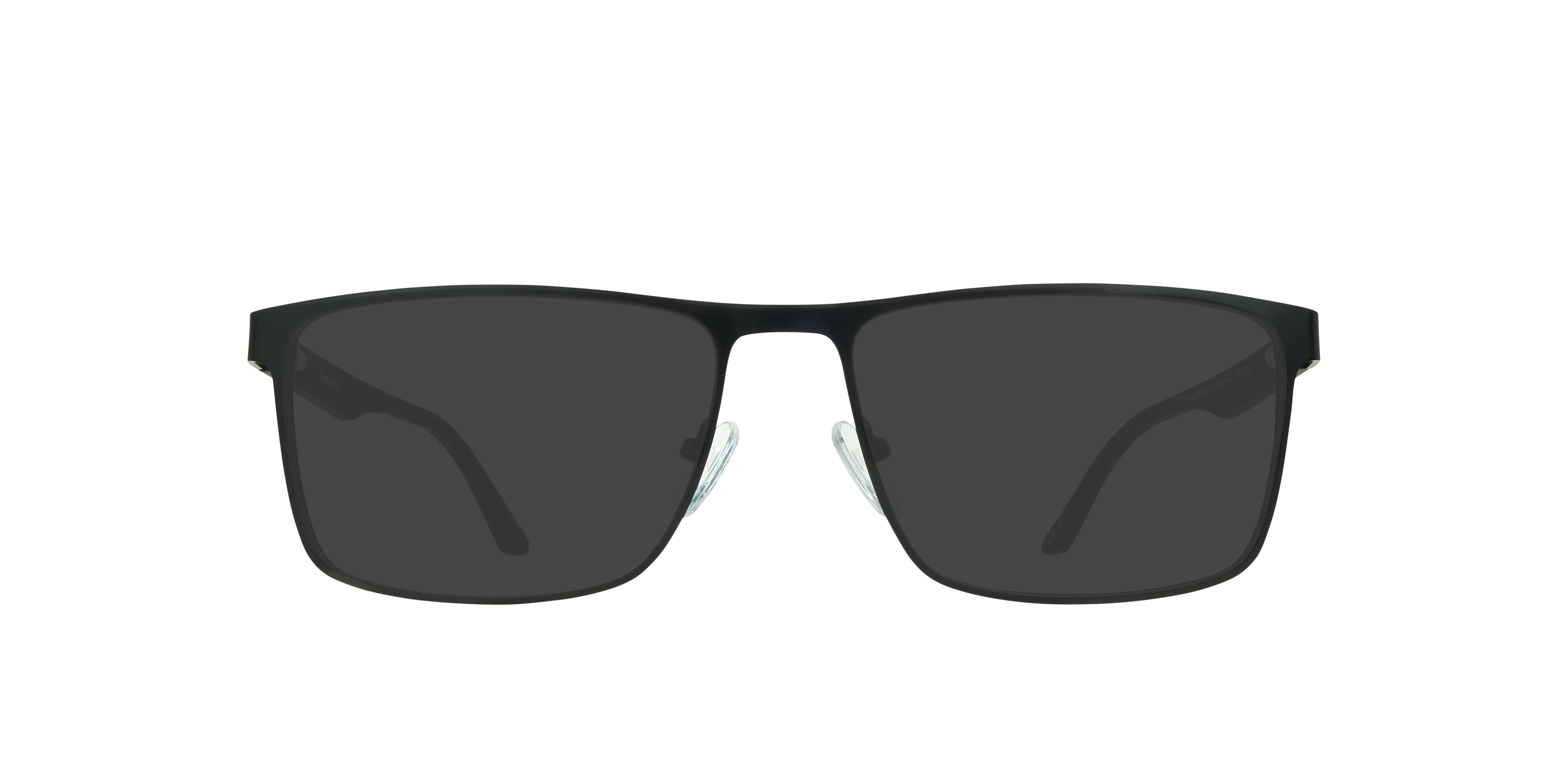 Jimmy Matte Black & Dark Brown MetalEyeglass Frames for Glasses Direct, with Tinted Lenses