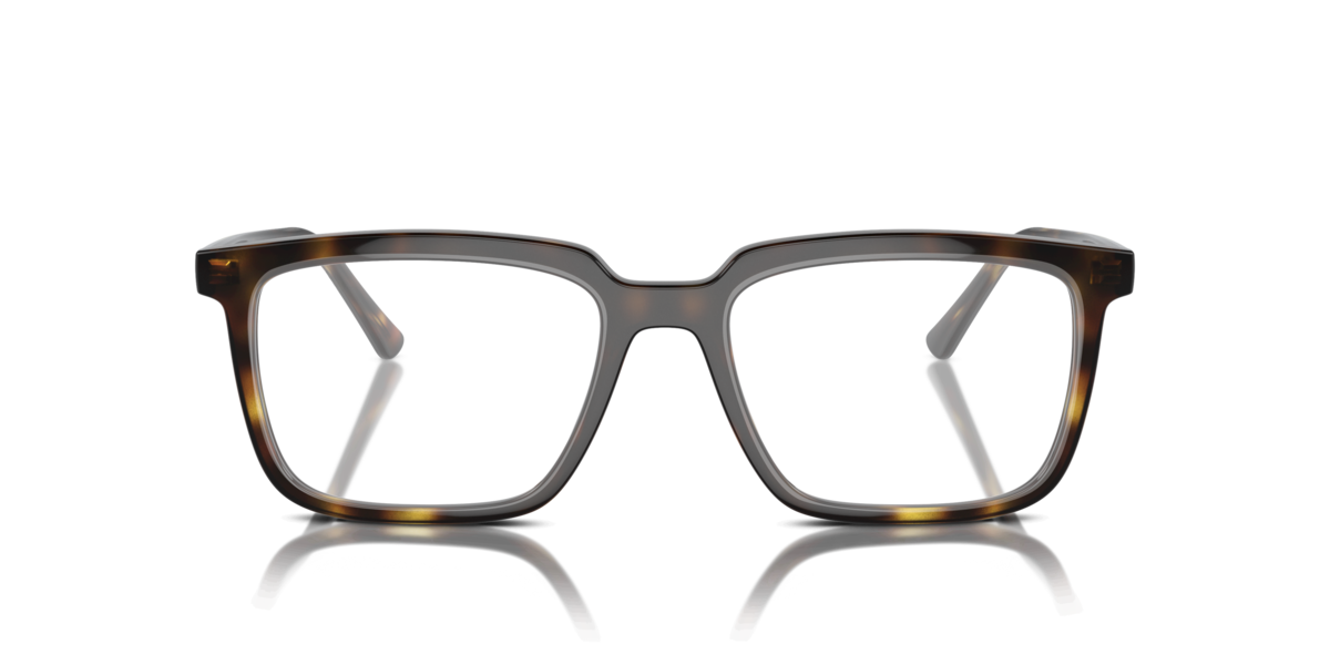 Ray-Ban Unisex Havana Rectangle Plastic Eyeglasses Online - Full Rim - Rb7239