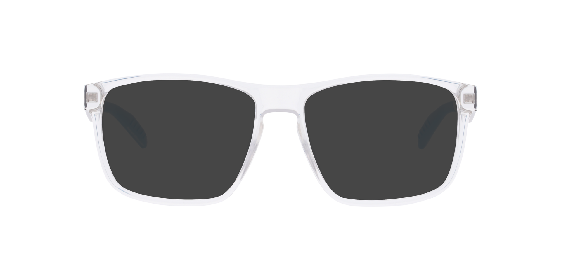Mike Shiny Transparent Clear PlasticEyeglass Frames for Glasses Direct, with Tinted Lenses