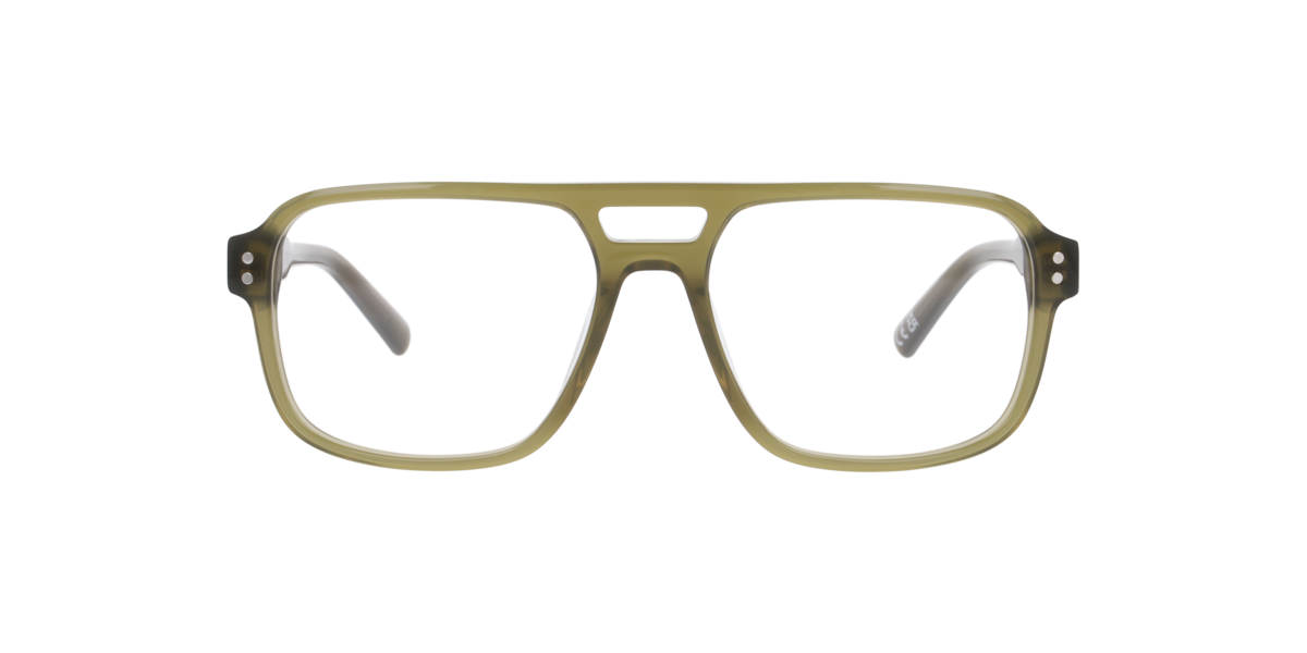 Scout Men's Crystal Green Pilot Acetate Eyeglasses Online - Full Rim - Michael