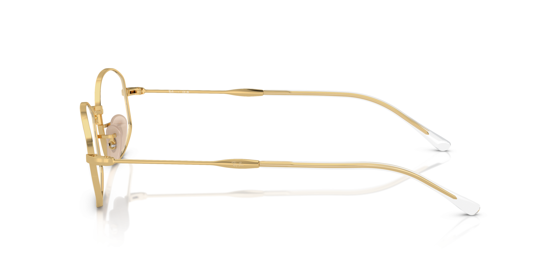 RB6510 Optics Arista Gold MetalSunglass Frames for Glasses Direct, Side View