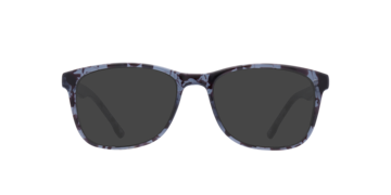 Grey/Blue Havana Drew -  Plastic Sunglasses