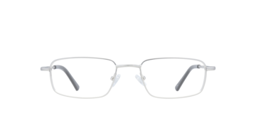 Matte Silver Ellis -  Metal Glasses