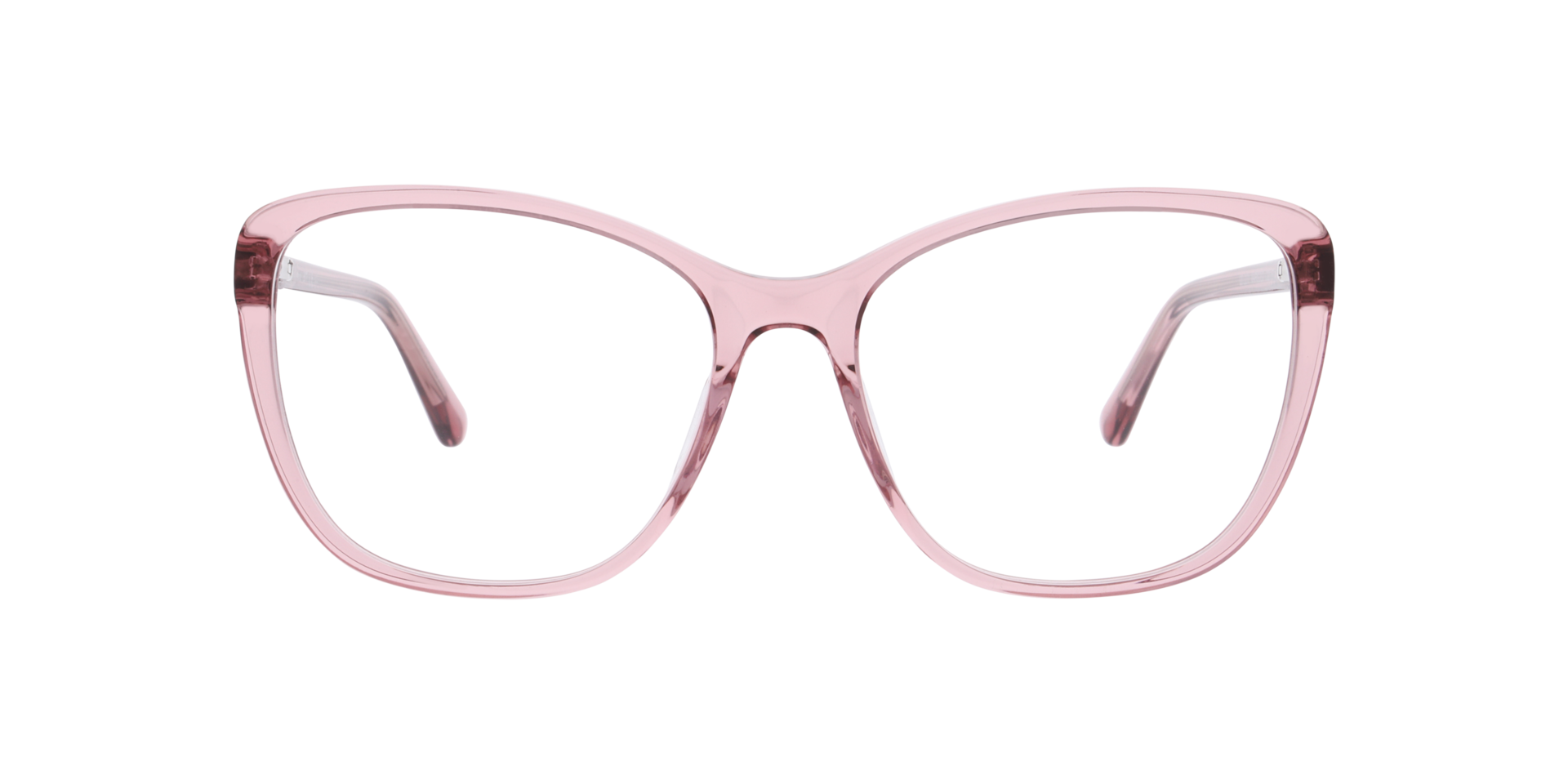 Marigold Translucent Pink AcetateEyeglass Frames for Glasses Direct, Front View