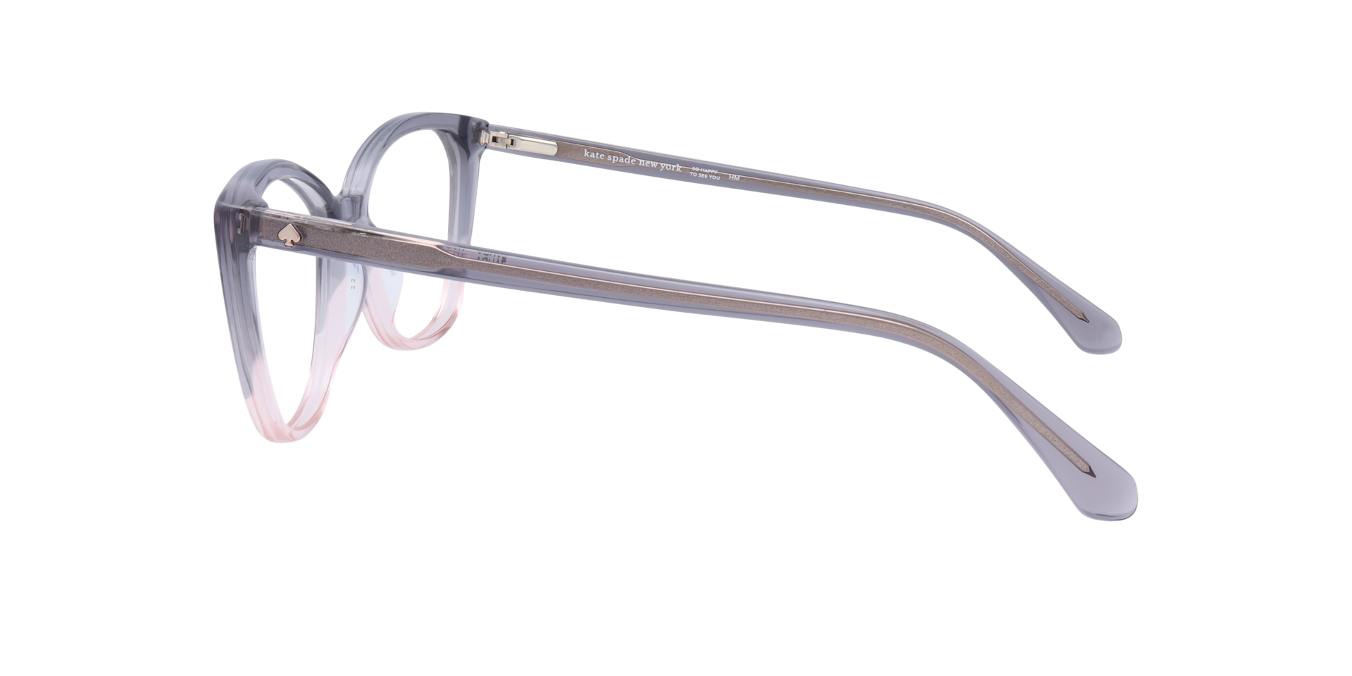 Zahra Grey Multi AcetateEyeglass Frames for Glasses Direct, Side View