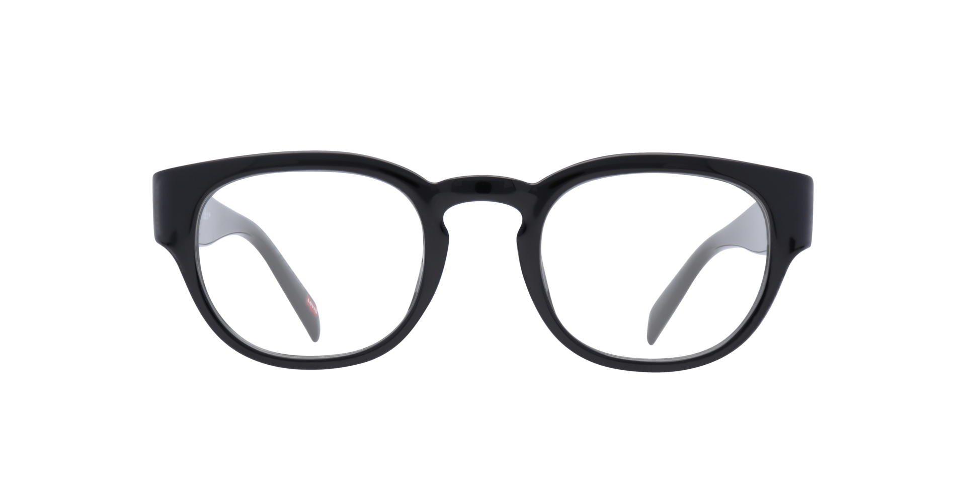 LV 1048 Black PlasticEyeglass Frames for Glasses Direct, Front View