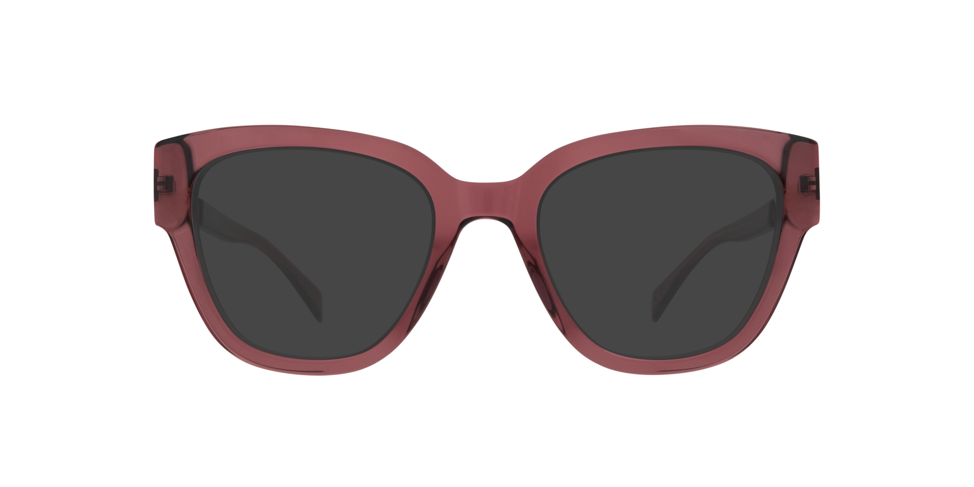 Kenzie Translucent Pink AcetateSunglass Frames for Glasses Direct, with Tinted Lenses