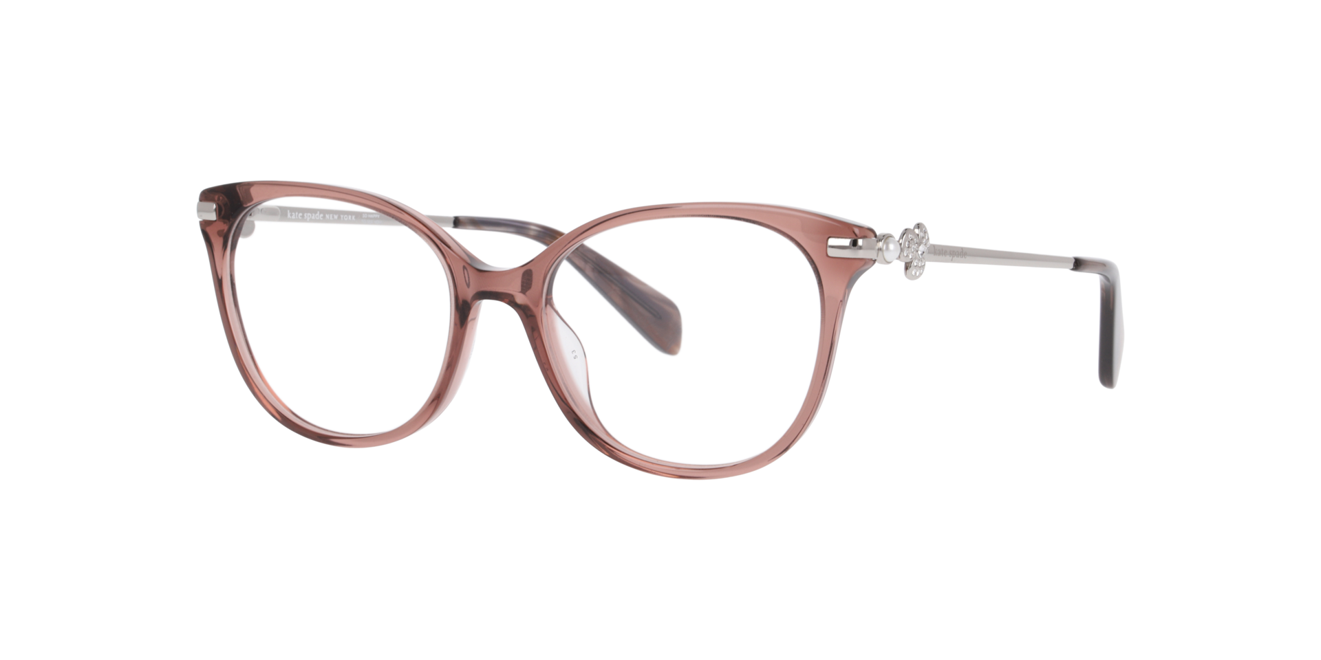 KS DARIELA 2/G Brown AcetateEyeglass Frames for Glasses Direct, Angle View