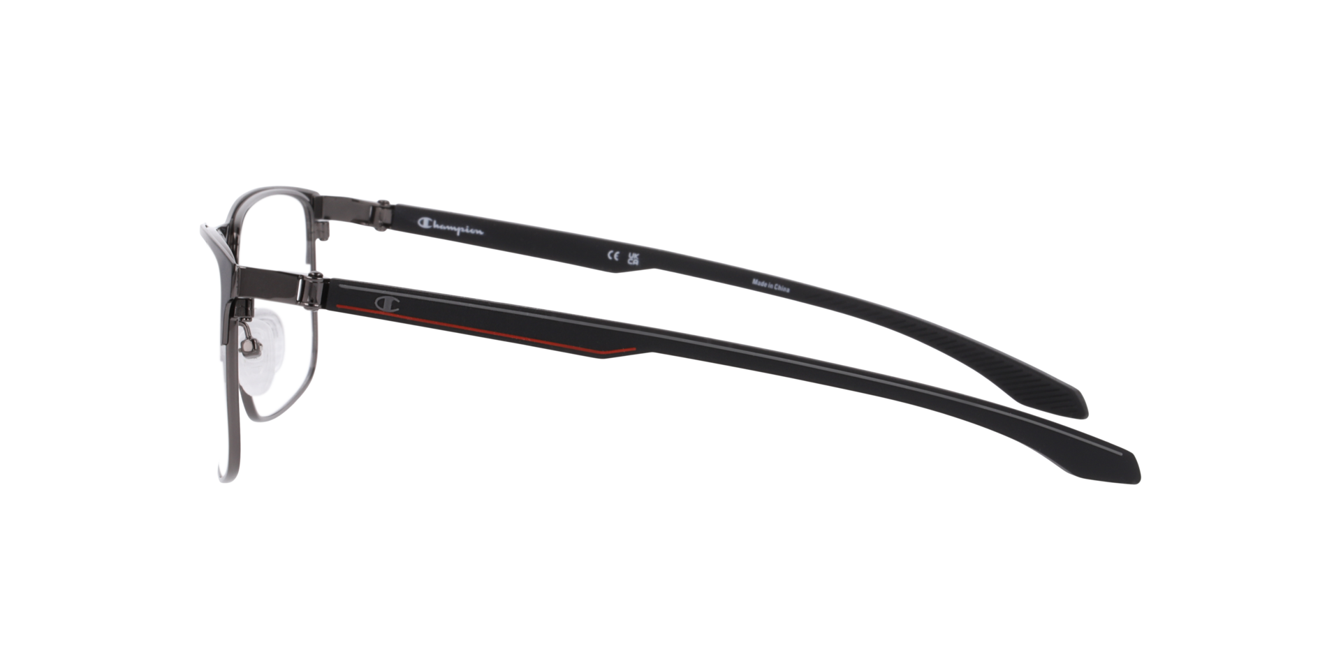 Cumax Black MetalEyeglass Frames for Glasses Direct, Side View