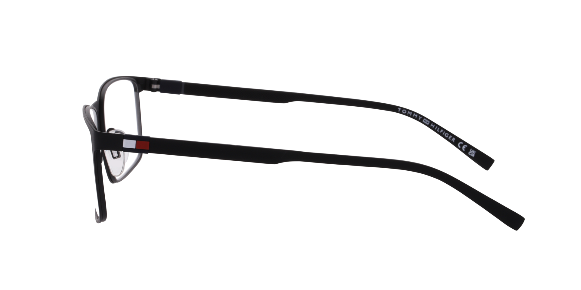 TH 2321 Black MetalEyeglass Frames for Glasses Direct, Side View