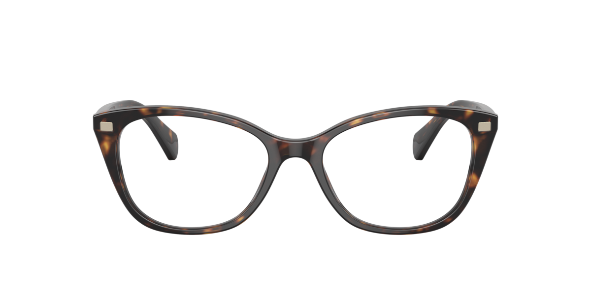 Ralph Women's Shiny Havana Pillow Acetate Eyeglasses Online - Full Rim - Ra7146