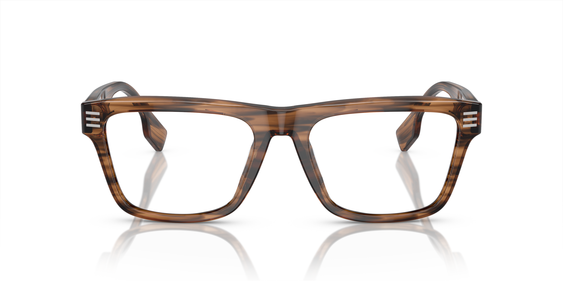 BE2387 Brown AcetateEyeglass Frames for Glasses Direct, Front View