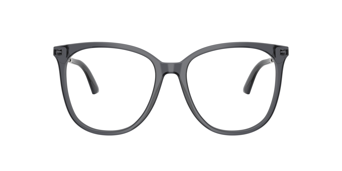 Jimmy Choo Women's Transparent Grey Phantos Acetate Eyeglasses Online - Full Rim - Jc3060