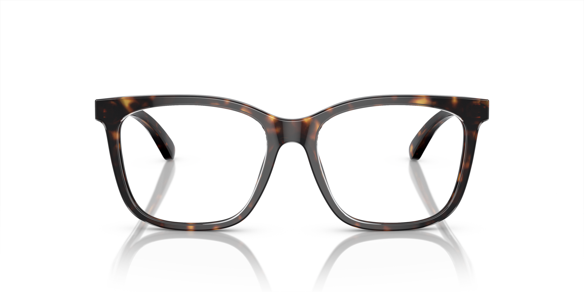 EA3228 Shiny Havana & Top Crystal AcetateEyeglass Frames for Glasses Direct, Front View