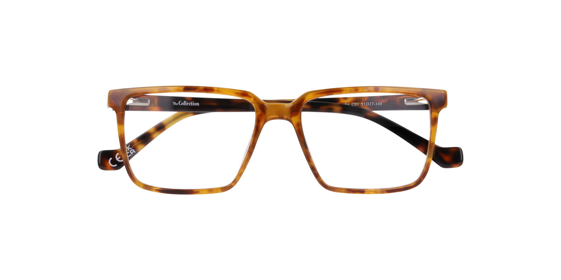 Murphy Havana Honey PlasticEyeglass Frames for Glasses Direct, Closed View