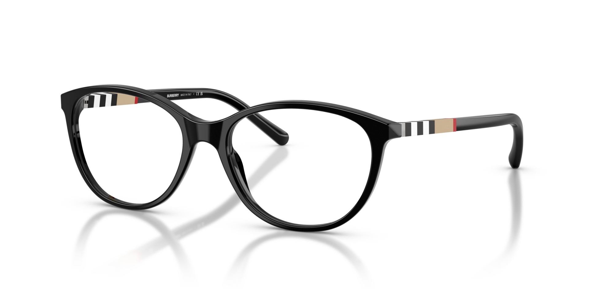 BE2205 Black AcetateEyeglass Frames for Glasses Direct, Angle View
