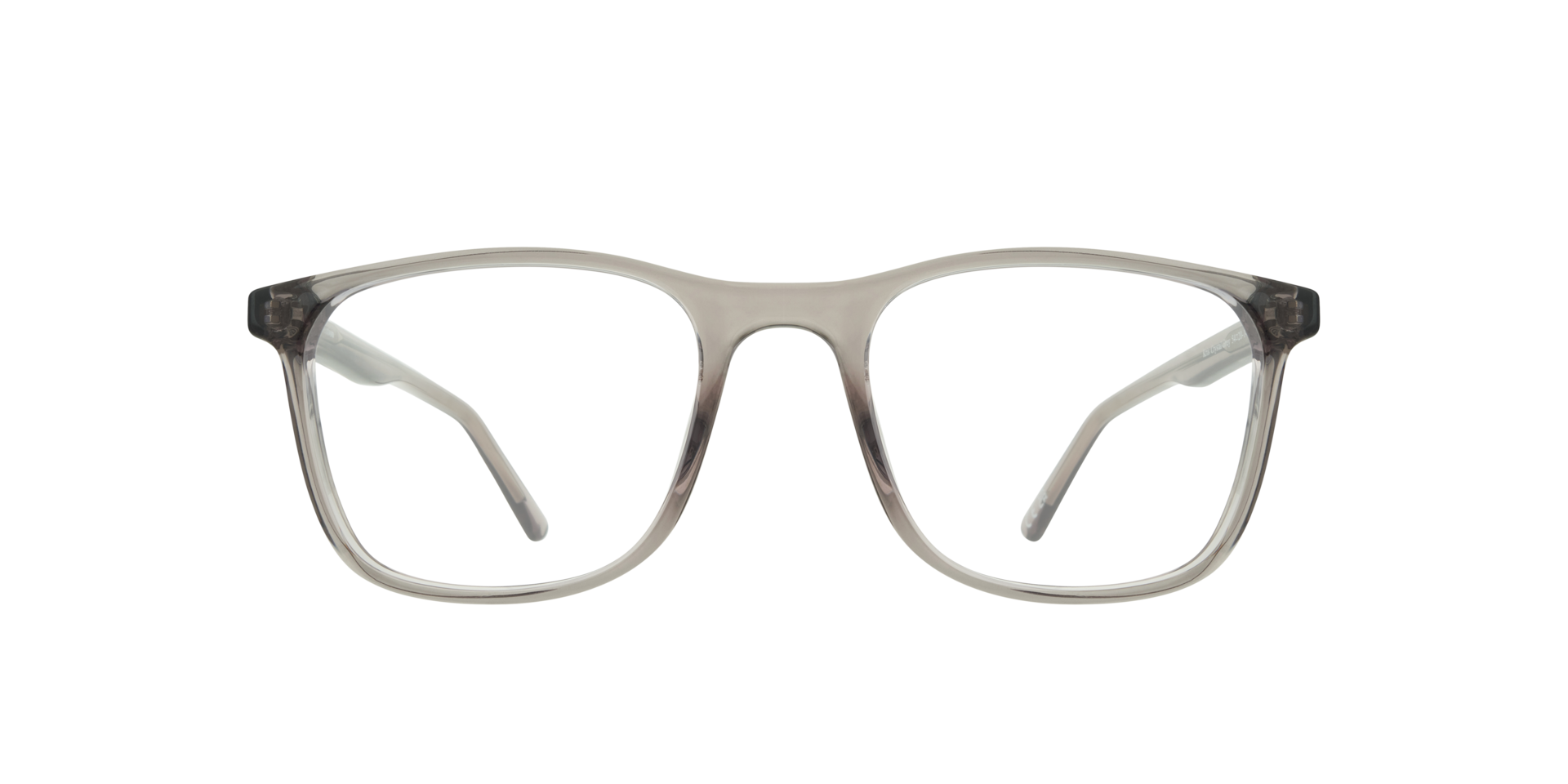 Kris Crystal Grey PlasticEyeglass Frames for Glasses Direct, Front View