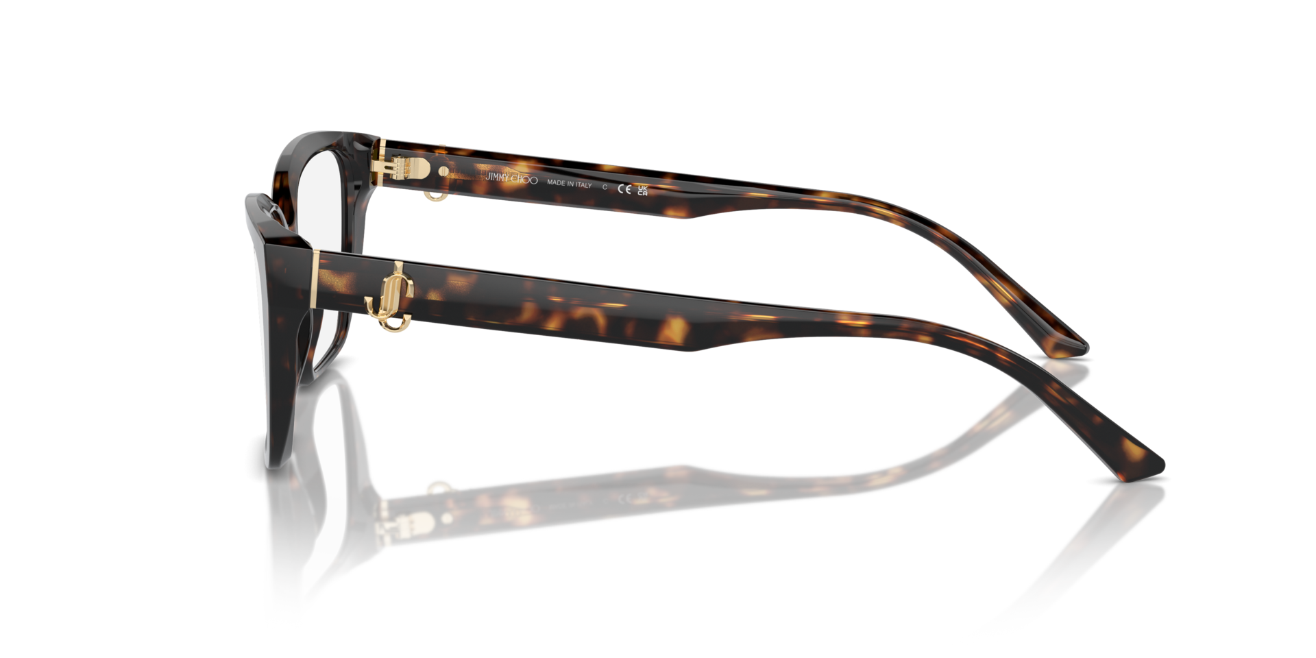 JC3008 Havana AcetateEyeglass Frames for Glasses Direct, Side View