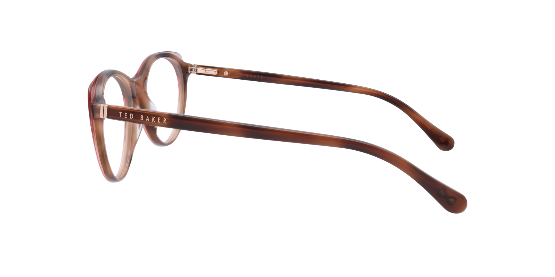 TB9175 Red AcetateEyeglass Frames for Glasses Direct, Side View