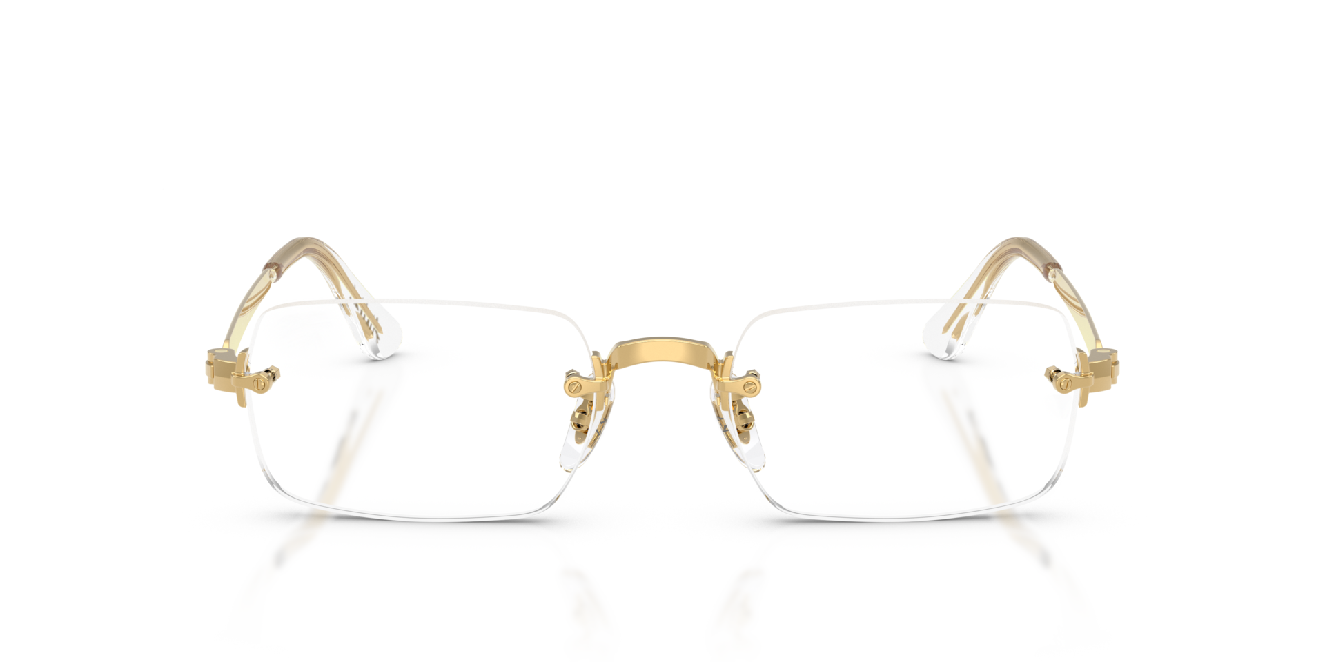 RB3928V Optics By A$AP Rocky Arista Gold MetalEyeglass Frames for Glasses Direct, Front View