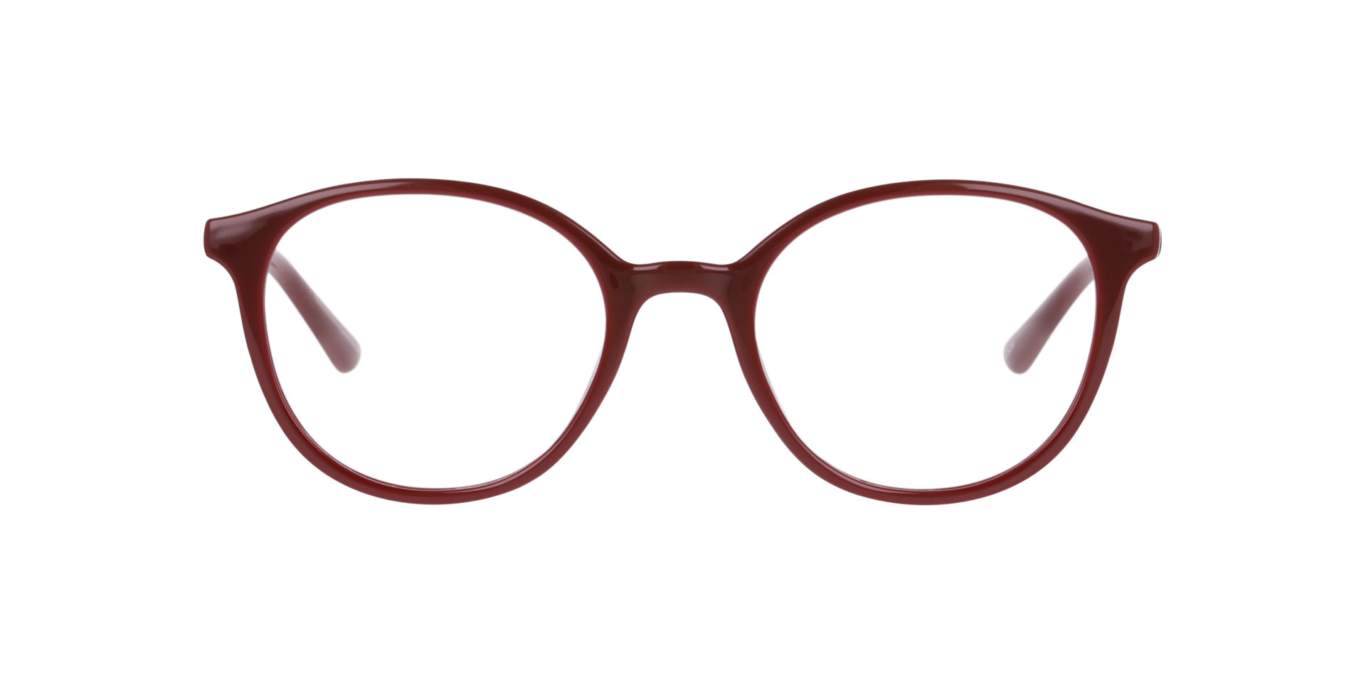 Nadia Burgundy PlasticEyeglass Frames for Glasses Direct, Front View