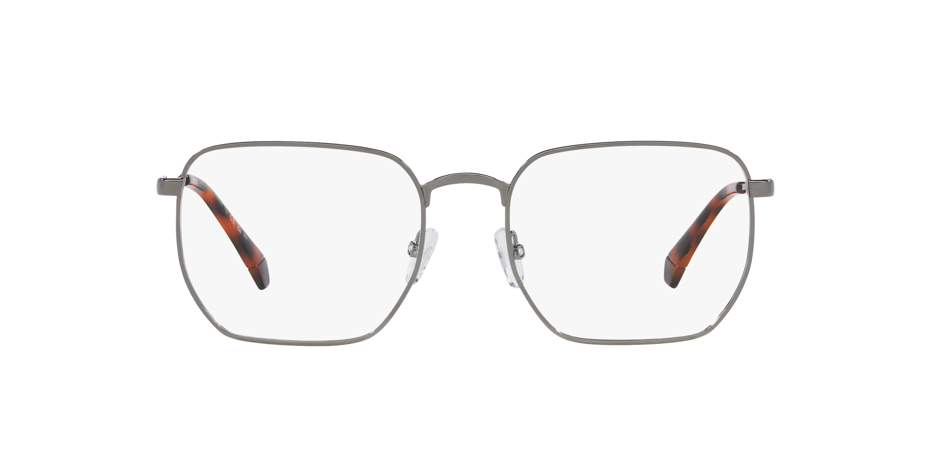 PLD D485 Silver MetalEyeglass Frames for Glasses Direct, Front View