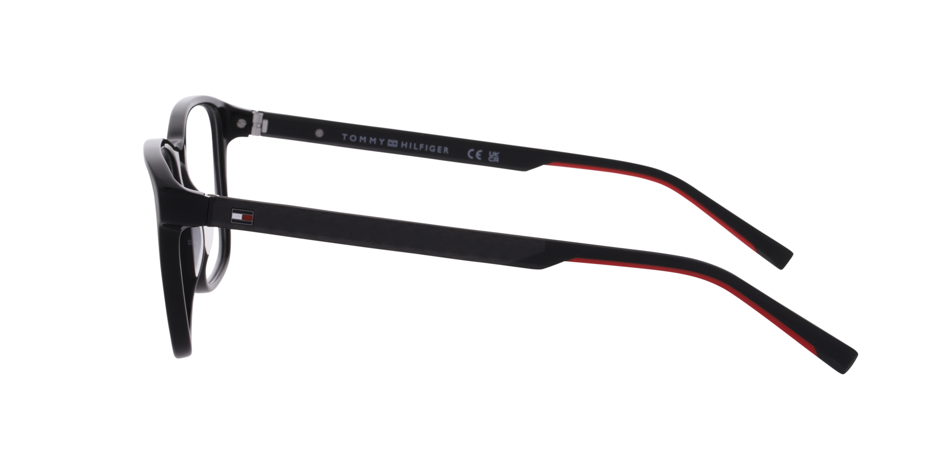 TH 2318 Black AcetateEyeglass Frames for Glasses Direct, Side View