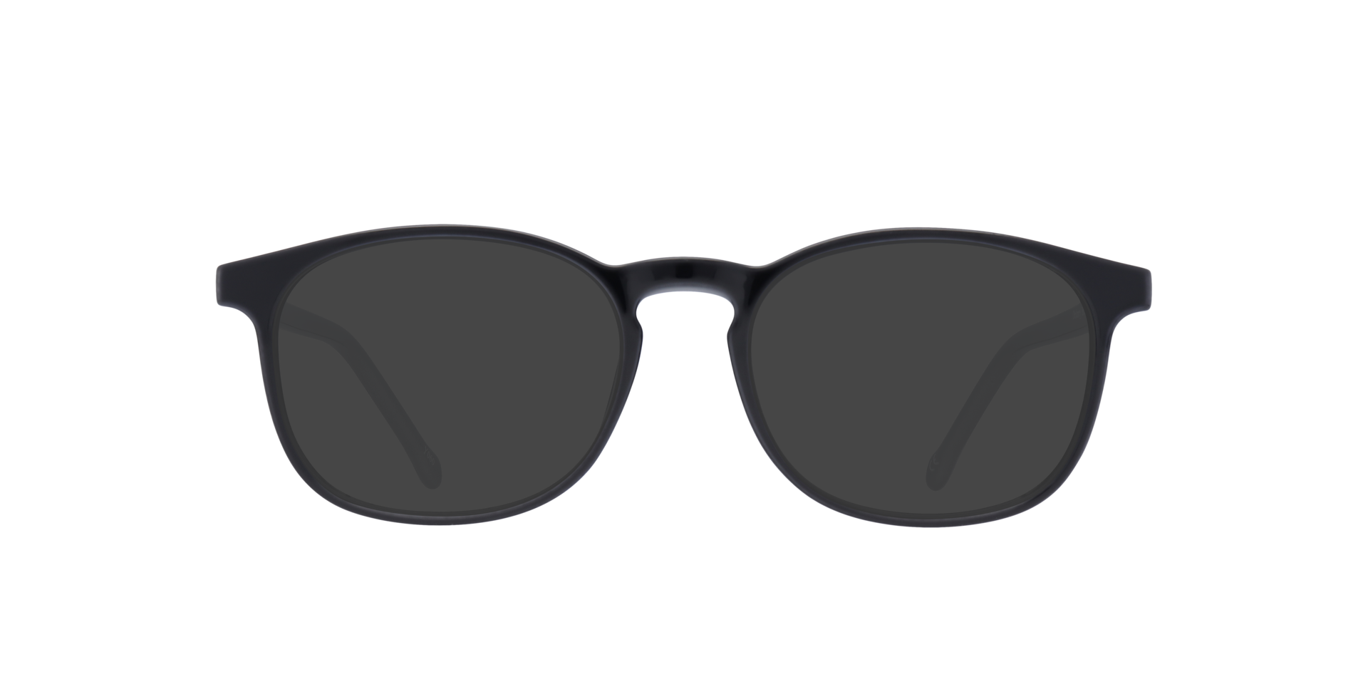 Delaney Black PlasticEyeglass Frames for Glasses Direct, with Tinted Lenses
