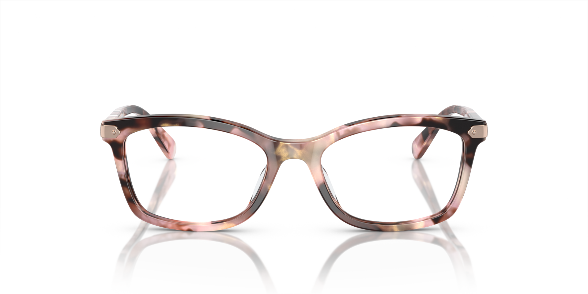 HC6219U Rose Pearl Tortoise AcetateEyeglass Frames for Glasses Direct, Front View
