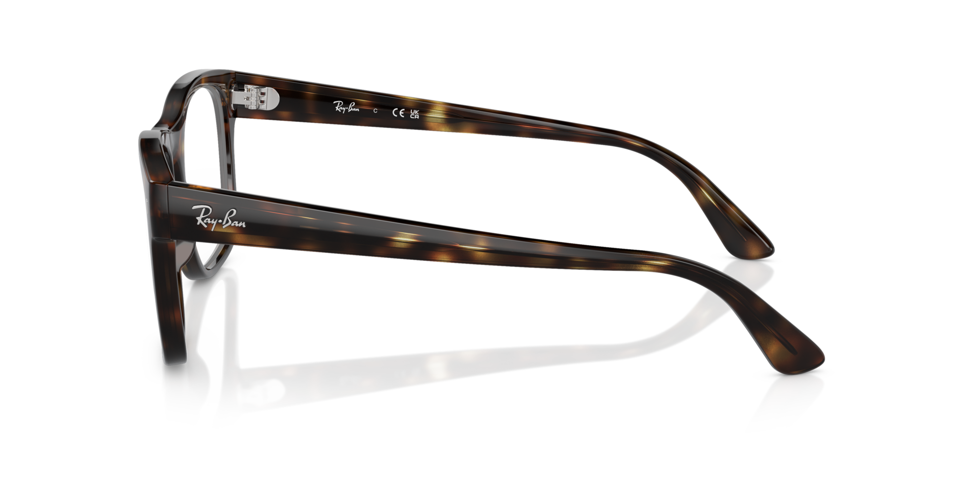 RB7228 Havana PlasticEyeglass Frames for Glasses Direct, Side View