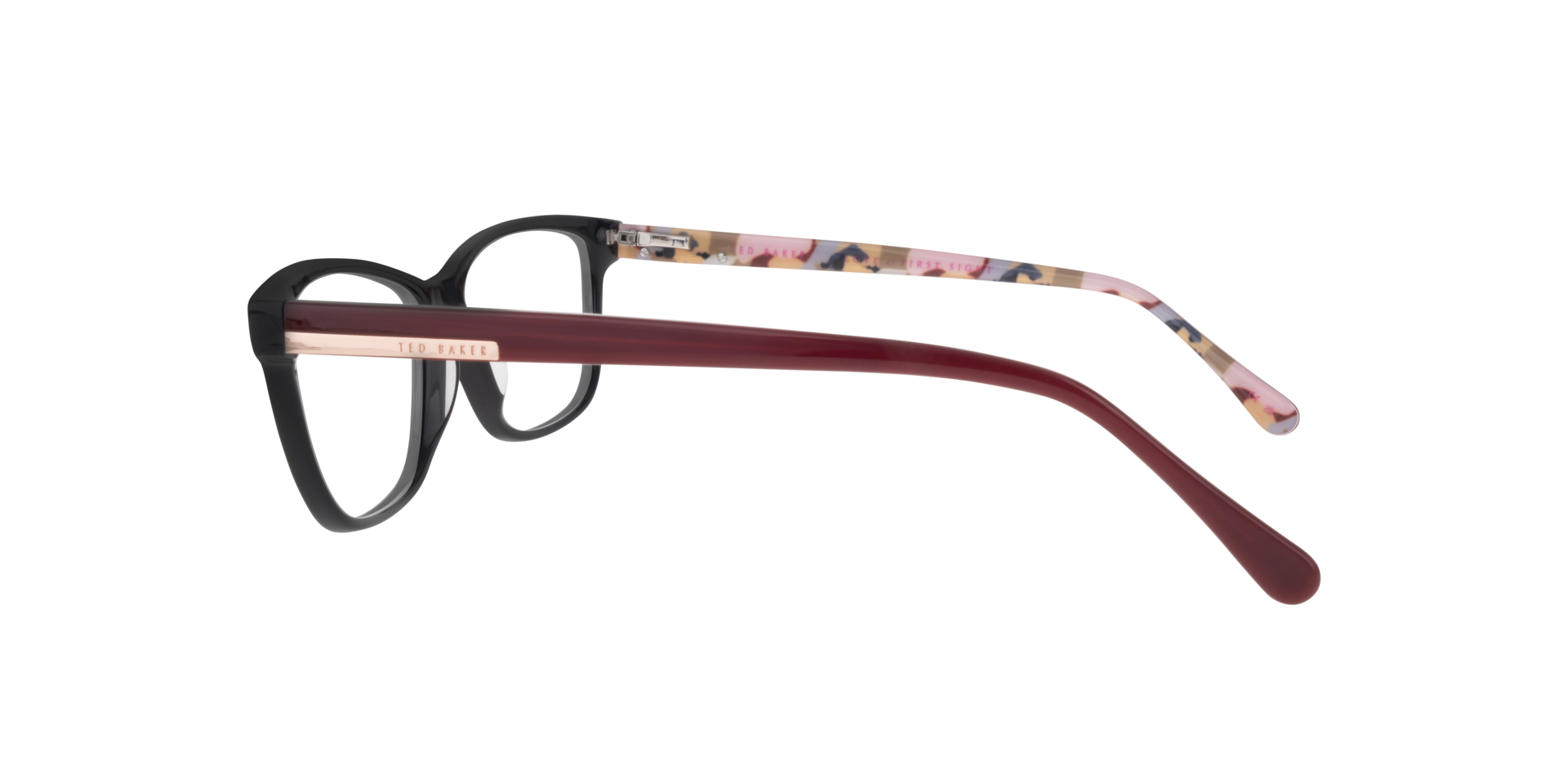 TB9185 Black AcetateEyeglass Frames for Glasses Direct, Side View