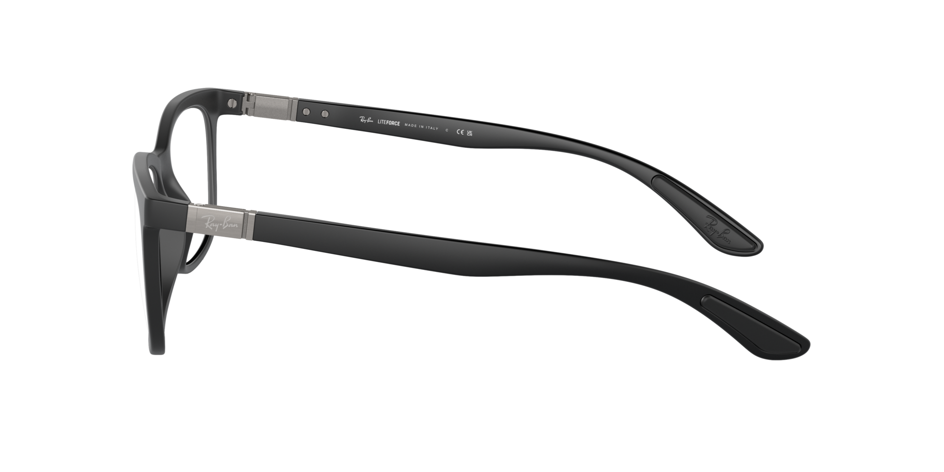 RB7230 Sand Black PlasticEyeglass Frames for Glasses Direct, Side View