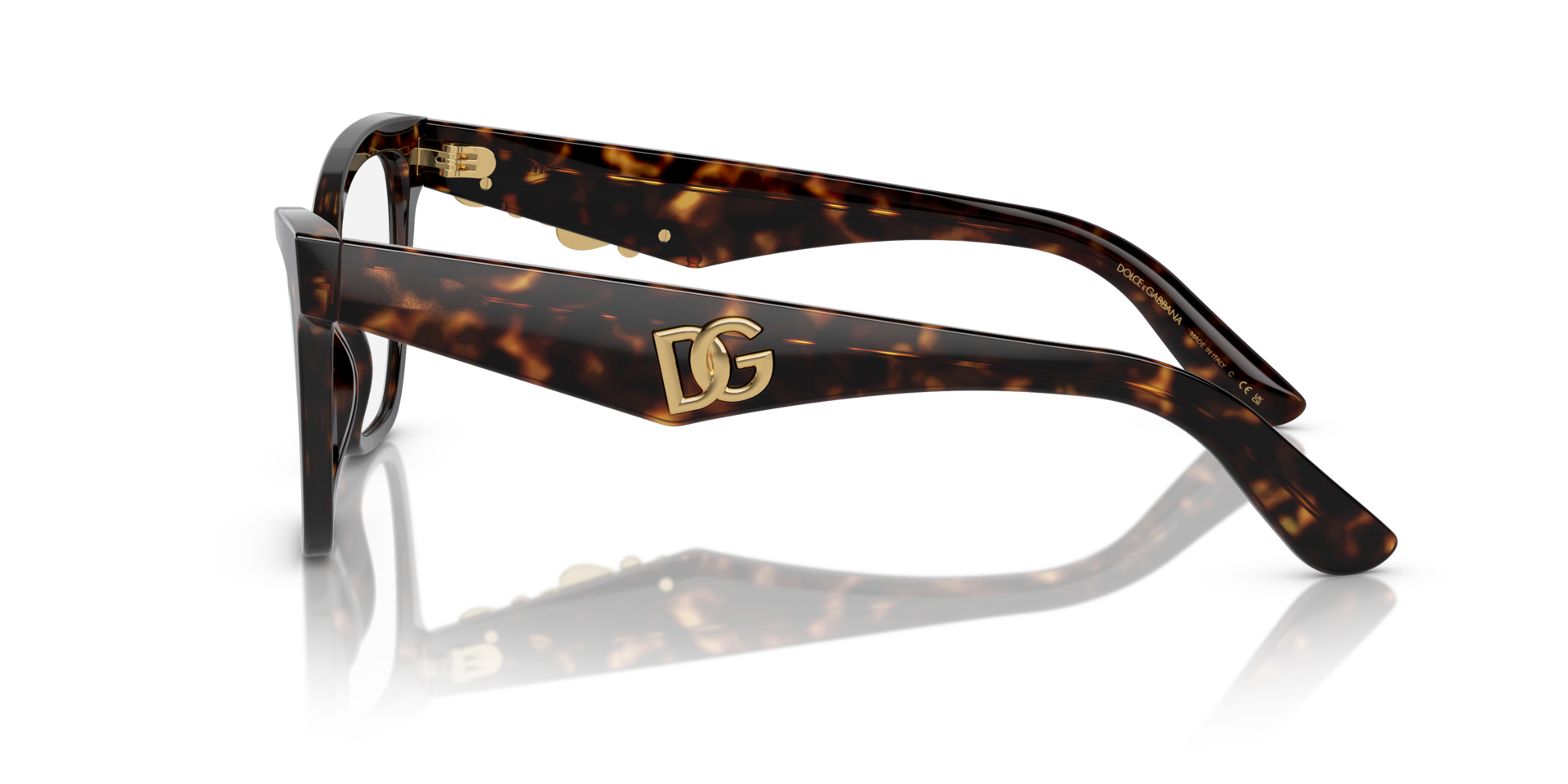 DG3369 Havana AcetateEyeglass Frames for Glasses Direct, Side View