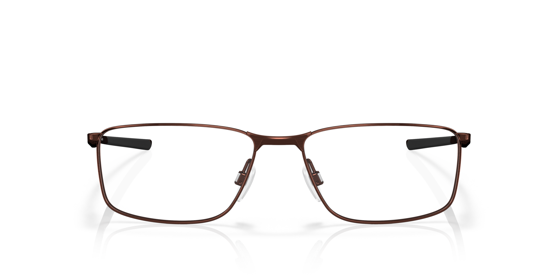 Socket 5.0 Brushed Grenache MetalEyeglass Frames for Glasses Direct, Front View
