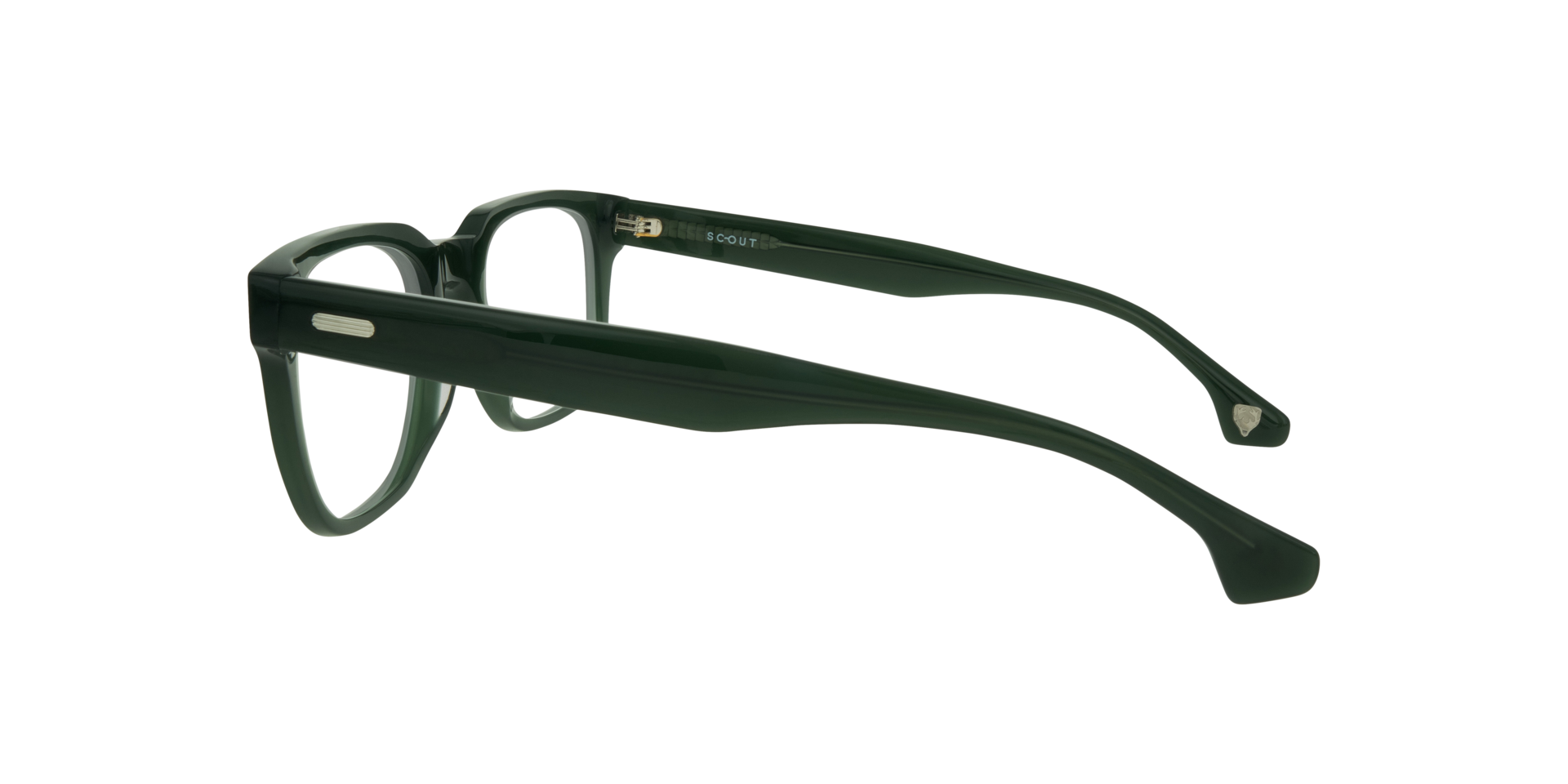 Kaiden Milky Green AcetateSunglass Frames for Glasses Direct, Side View