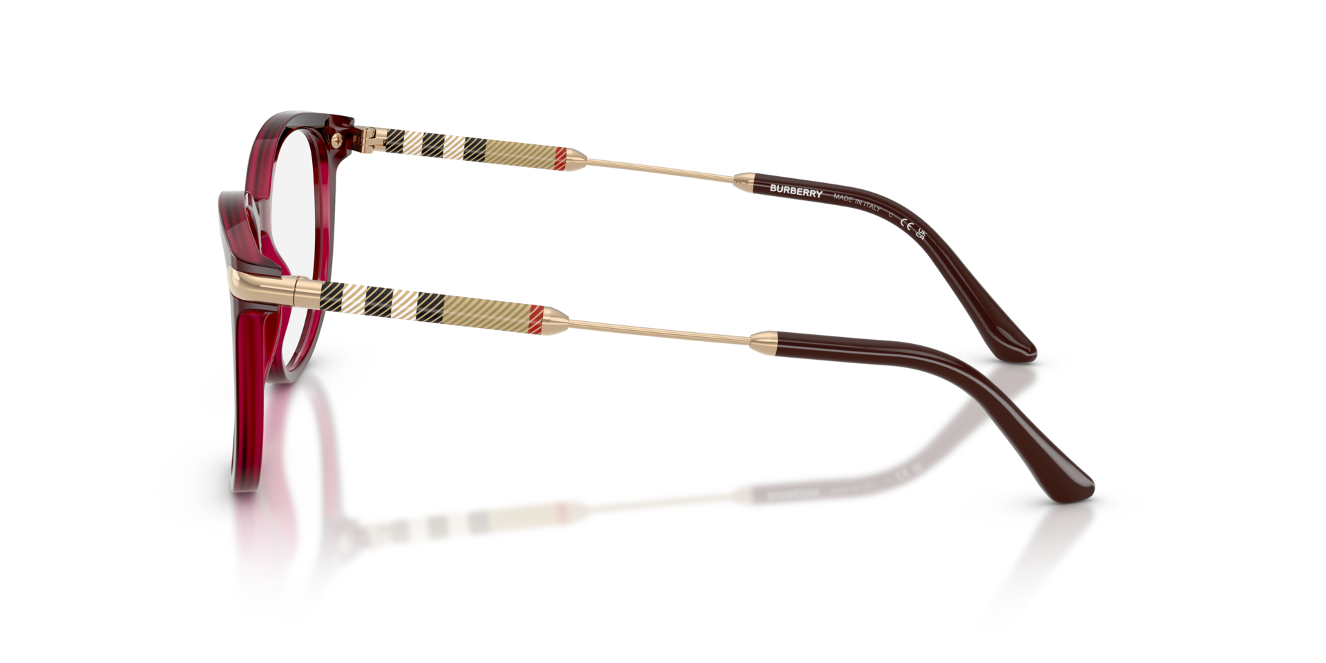 BE2255Q Havana AcetateEyeglass Frames for Glasses Direct, Side View