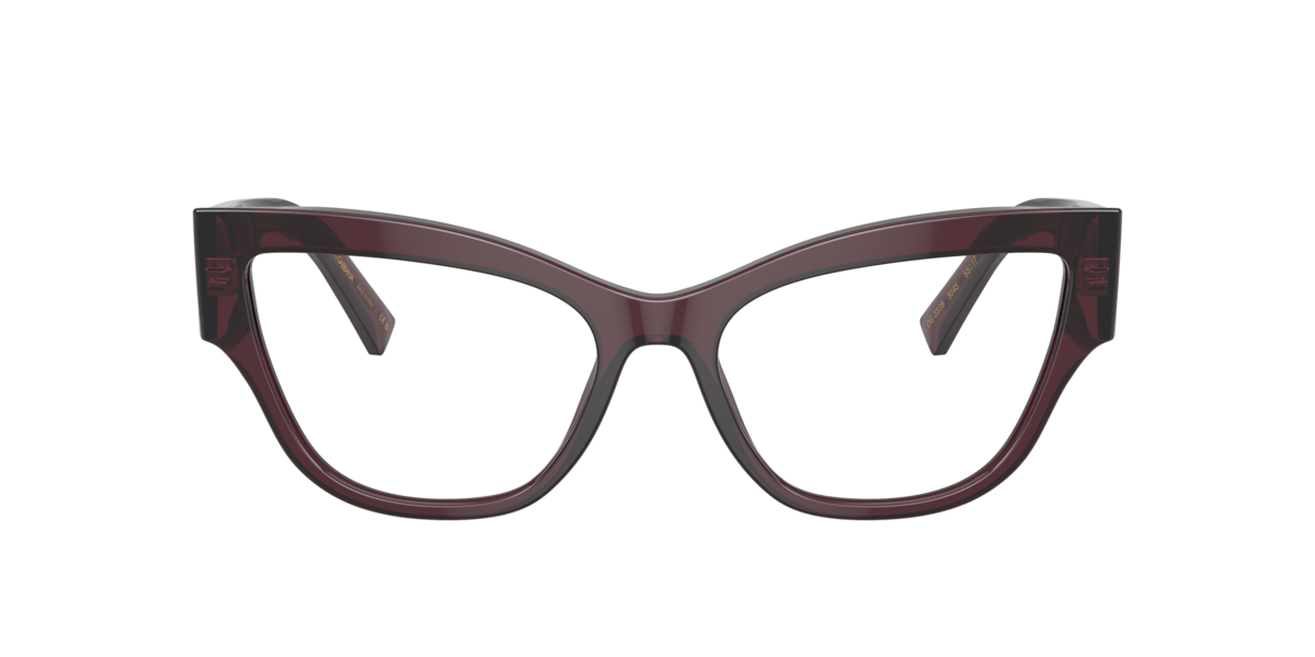 Dolce&Gabbana Women's Transparent Violet Cat-Eye Acetate Eyeglasses Online - Full Rim - Dg3378