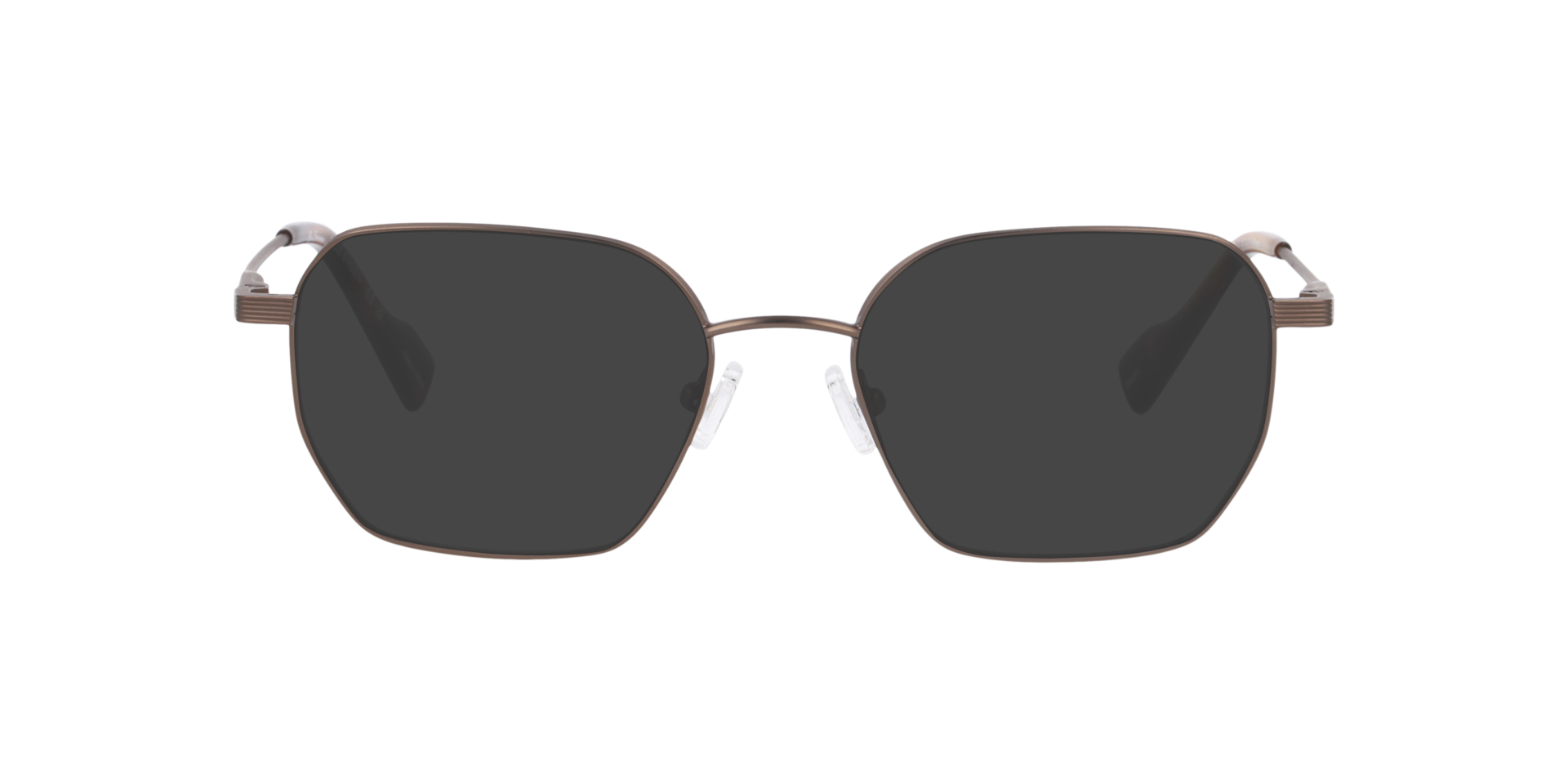 Bsmain Brown MetalEyeglass Frames for Glasses Direct, with Tinted Lenses