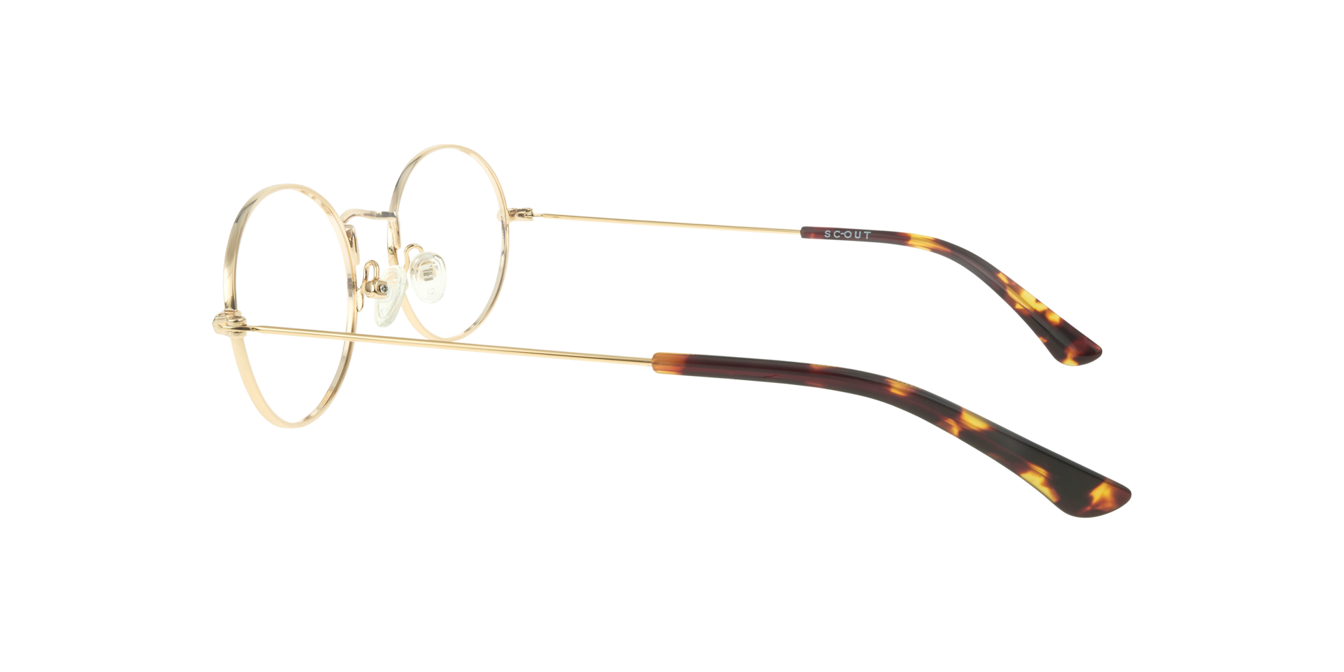 Lou Gold & Havana MetalEyeglass Frames for Glasses Direct, Side View