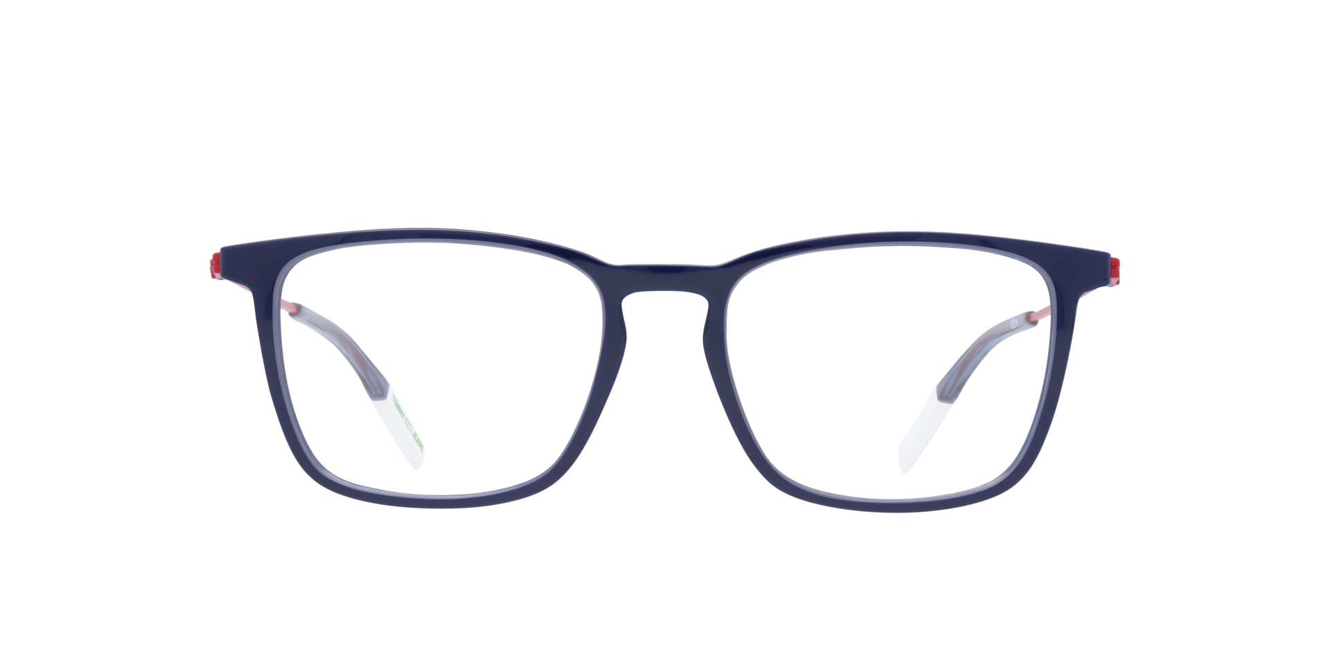 TJ 0061 Blue Red PlasticEyeglass Frames for Glasses Direct, Front View