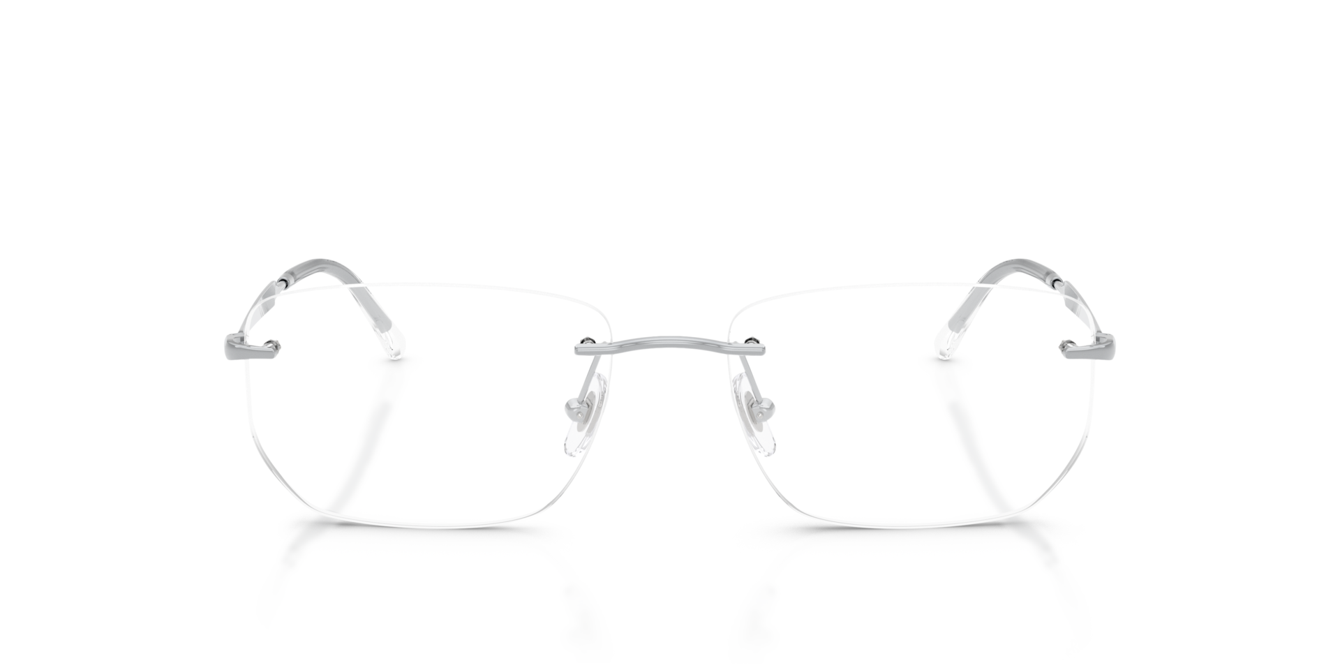 RB3768V Optics Silver MetalEyeglass Frames for Glasses Direct, Front View
