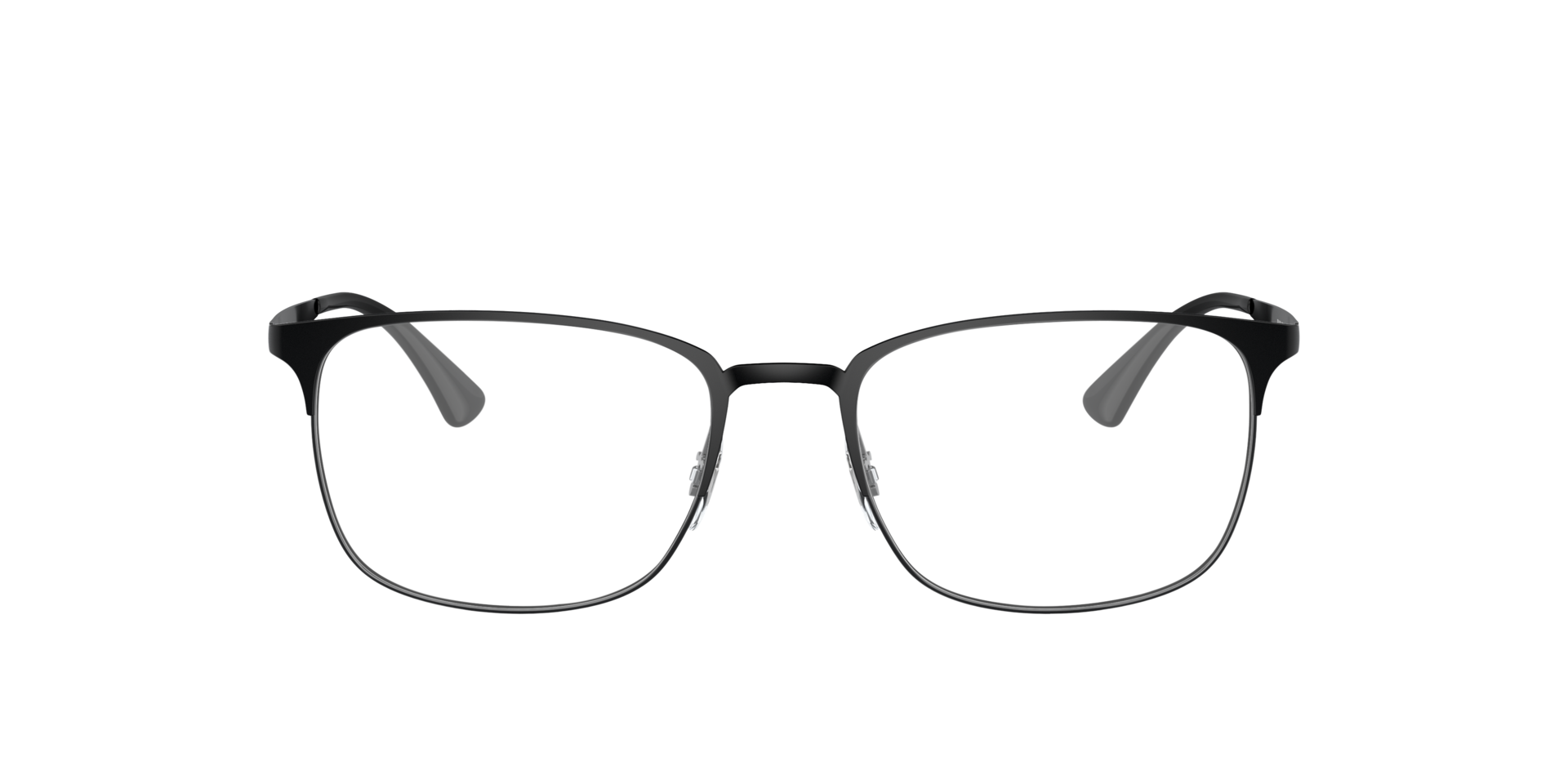 RB6421 Black MetalEyeglass Frames for Glasses Direct, Front View