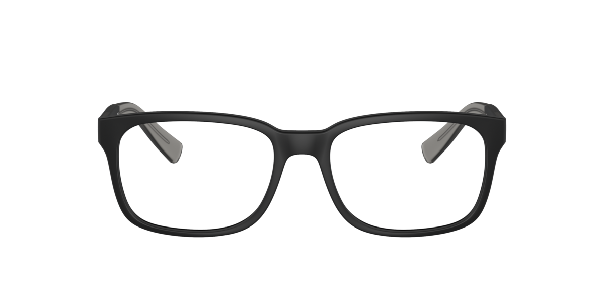 Armani Exchange Men's Matte Black Square Plastic Eyeglasses Online - Full Rim - Ax3029