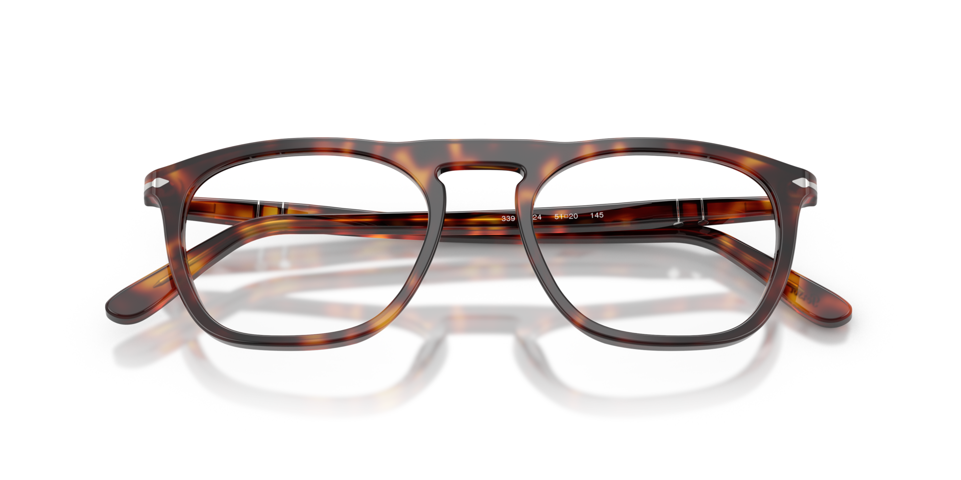 PO3391V Havana AcetateEyeglass Frames for Glasses Direct, Closed View