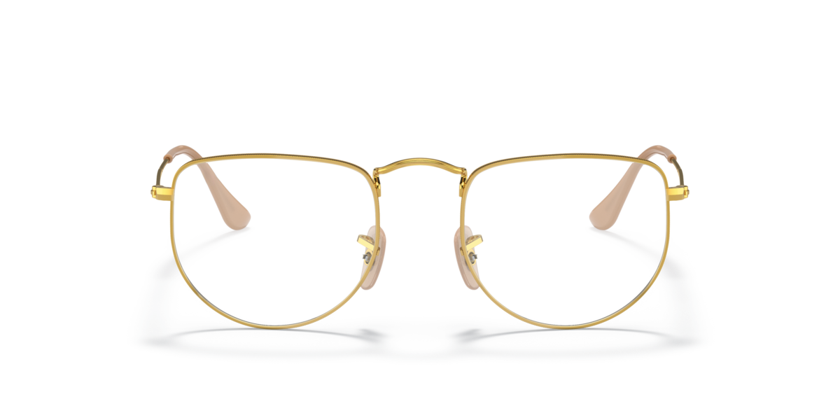 Ray-Ban Unisex Gold Irregular Metal Eyeglasses Online - Full Rim - Rb3958v