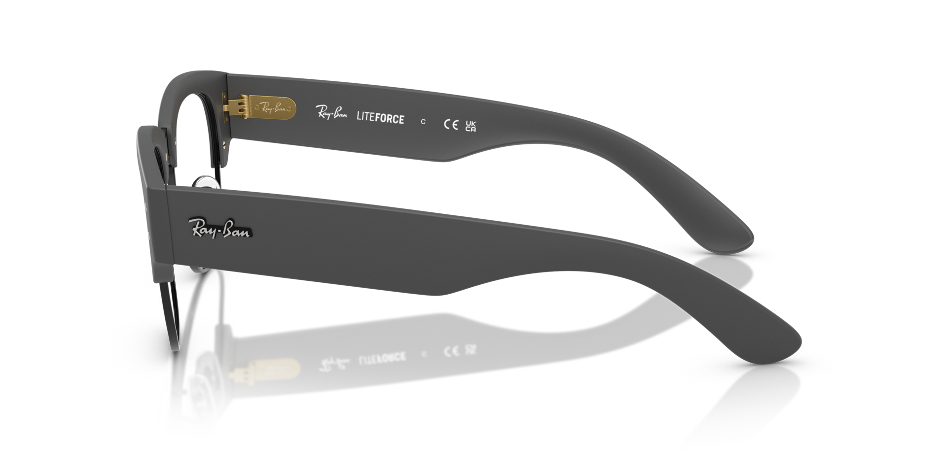 RB7316V Sand Grey On Black PlasticEyeglass Frames for Glasses Direct, Side View