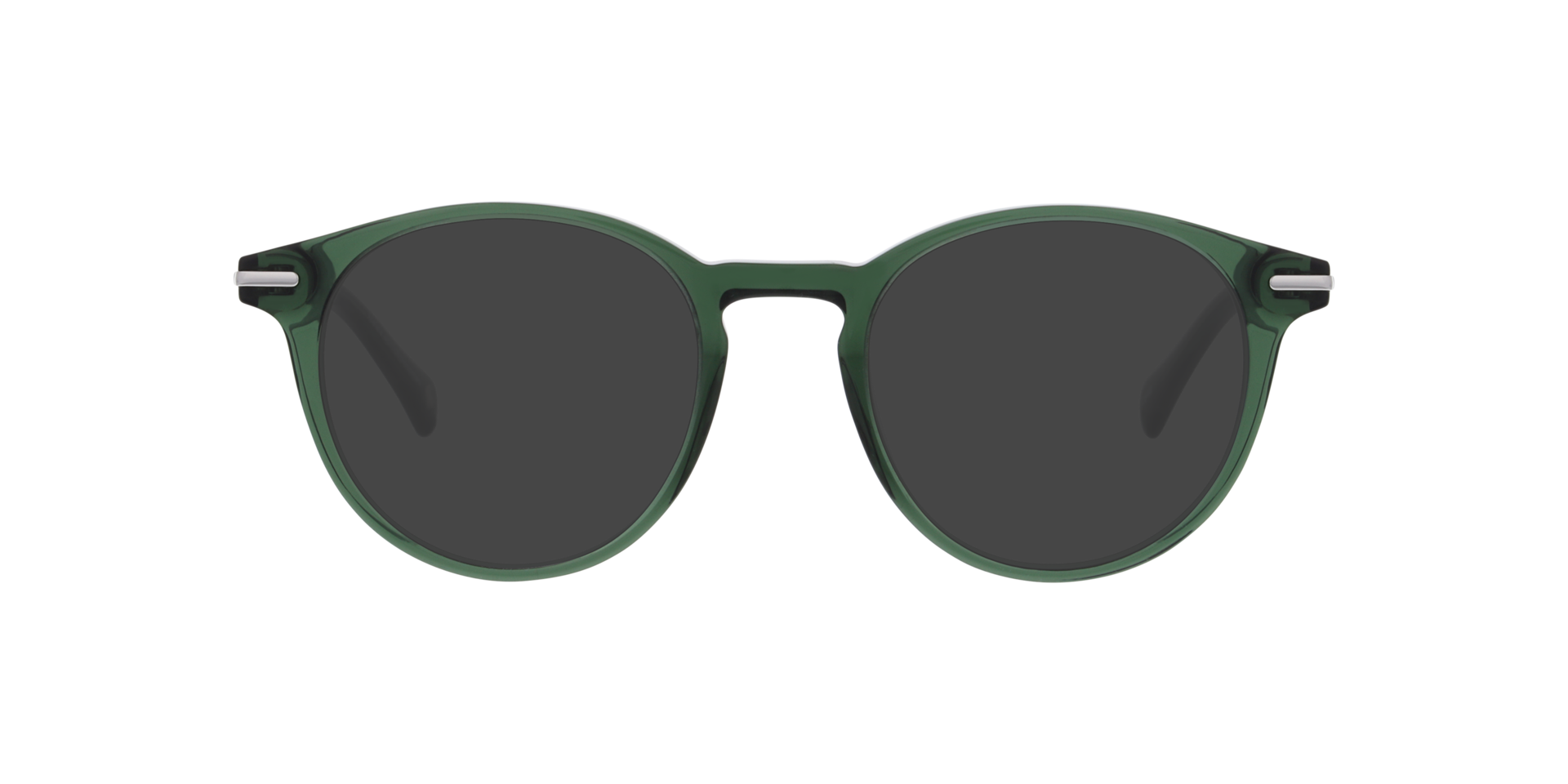 Morden Transparent Green AcetateEyeglass Frames for Glasses Direct, with Tinted Lenses