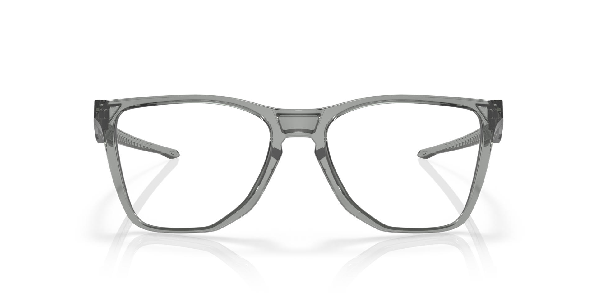 The Cut Grey Shadow PlasticEyeglass Frames for Glasses Direct, Front View