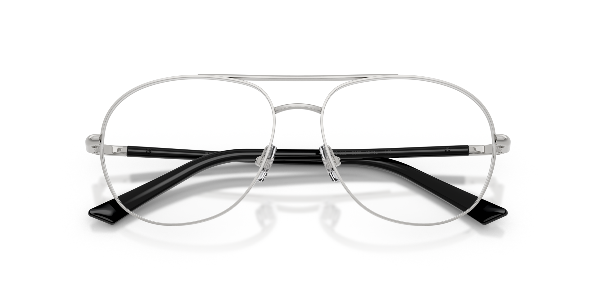 JC2021 Silver MetalEyeglass Frames for Glasses Direct, Closed View
