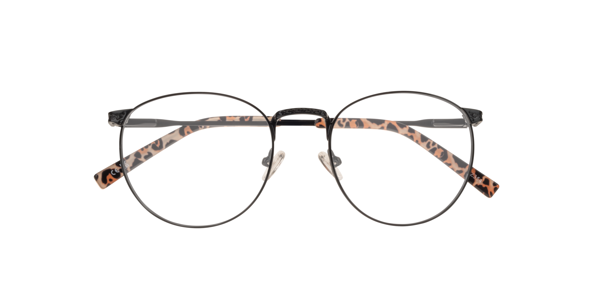 Heath Black MetalEyeglass Frames for Glasses Direct, Closed View